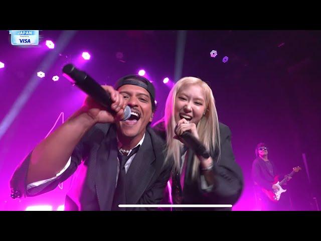 ROSÉ FEAT BRUNO MARS APT LIVE AT MAMA AWARD 2024  (RANDOM GAME) #rose #brunomars