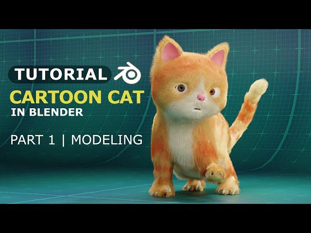 3D Cat | YT Blender Series | Part 1 - Modelling