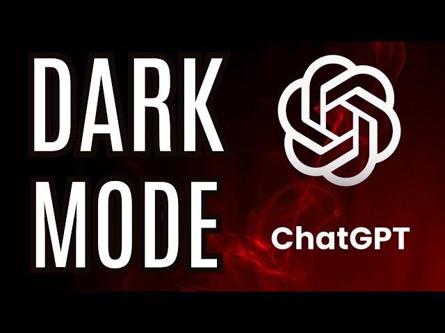 How to Enable Dark Mode on ChatGPT