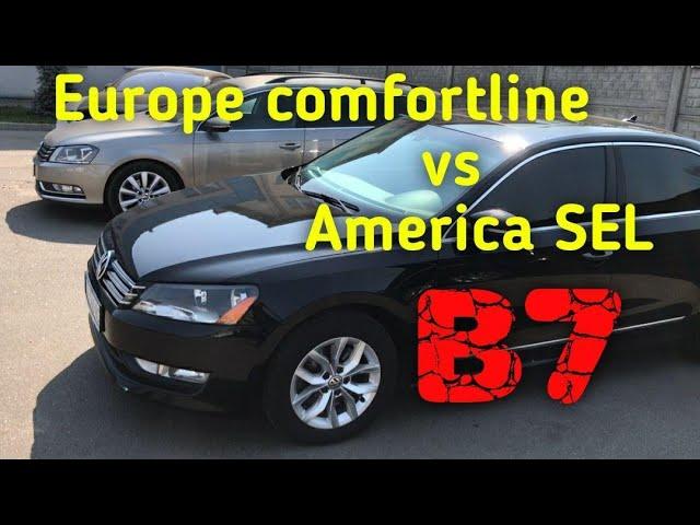 Passat B7. Европа против Америки. Сравнительный обзор на Автоцентр Европа