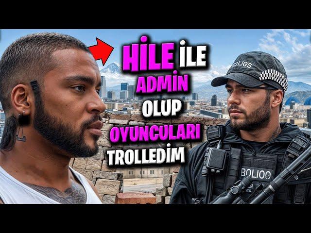 HİLE İLE ADMİN OLUP OYUNCULARI TROLLEDİM (Fivem Hile Troll)