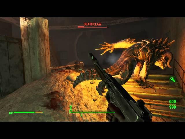 Fallout 4 Eat lead DEATHCLAW!!!