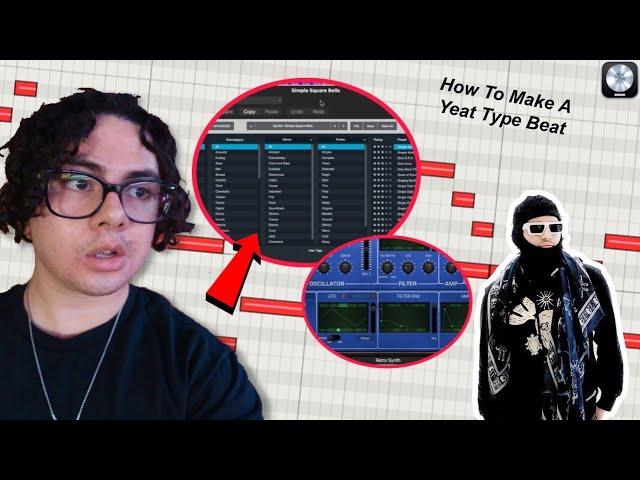 How To Make a YEAT Type Beat With Stock Plugins/Stock Sounds | Logic Pro X Tutorial