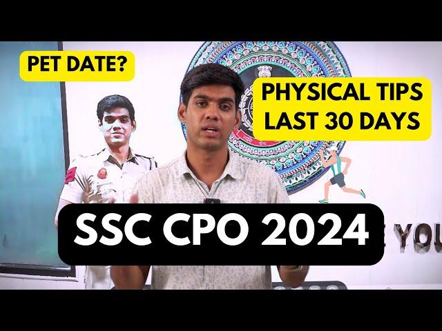 SSC CPO Physical 2024 | My suggestions n tips | PET from 13 October