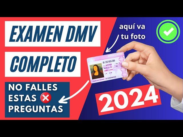 Examen Teórico de Conducir 2024 Connecticut  | PREGUNTAS REALES