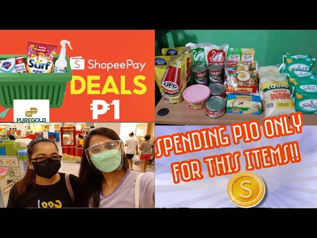 Claiming my Puregold Shopee Vouchers | Shopeepay Piso deal