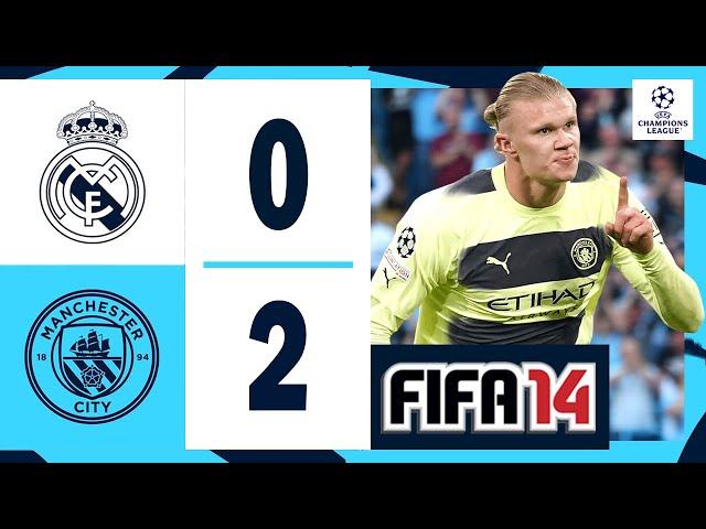 FIFA 14 - Real Madrid 0 - 2 Man City - UEFA Champions League 22/23 Full Match at Santiago Bernabeu