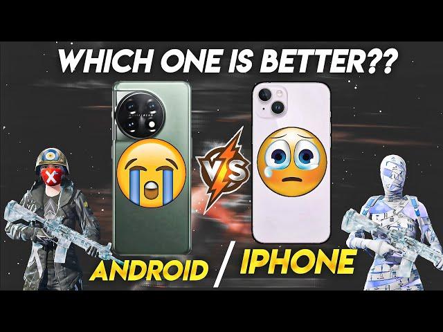 iPHONE VS ANDROID GAMING TESTWHO WILL WIN | iOS VS ANDROID | iOS VS ANDROID BGMI TEST IN 2024 