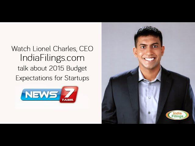 IndiaFilings CEO Lionel Charles talks about 2015 Budget