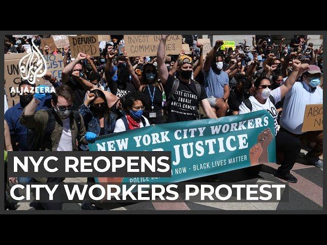 New York City protest: Anger at mayor response as city opens up