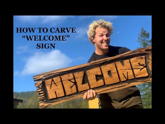 CARVING SIGNS  & Letters MADE EASY & FAST to Make more CASH !!!  tutorial