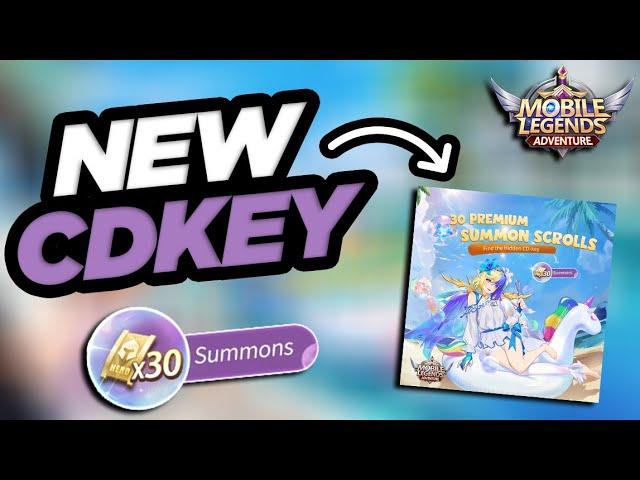 NEW CDKEY & Events in [Mobile Legends: Adventure]