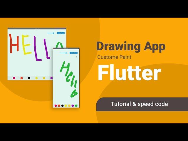 Flutter custom painter Tutorial | Build Drawing App - Cool Project
