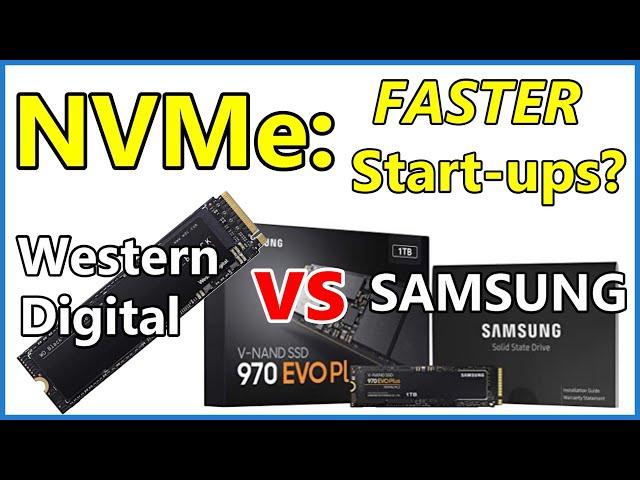 STEP-BY-STEP Boot drive setup: WESTERN DIGITAL BLACK SN750 M.2 NVMe SSD  vs Samsung 970 EVO Plus