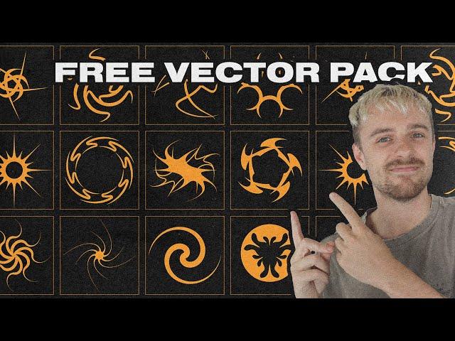 Free Acid Vector Shapes pack for Graphic Designers!