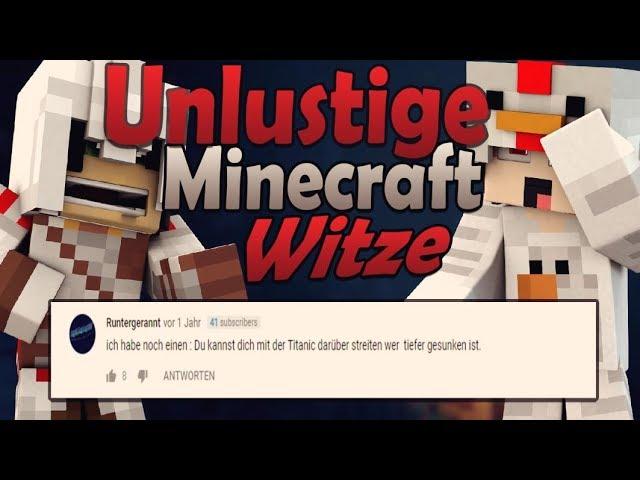 UNlustige Minecraft WITZE | Lumpi minimichecker