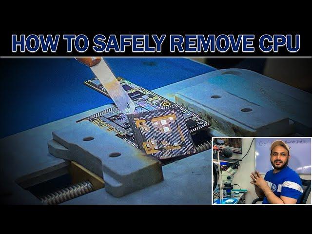 How to remove iPhone motherboard CPU | safe Method for Remove CPU | Learn iPhone Repair