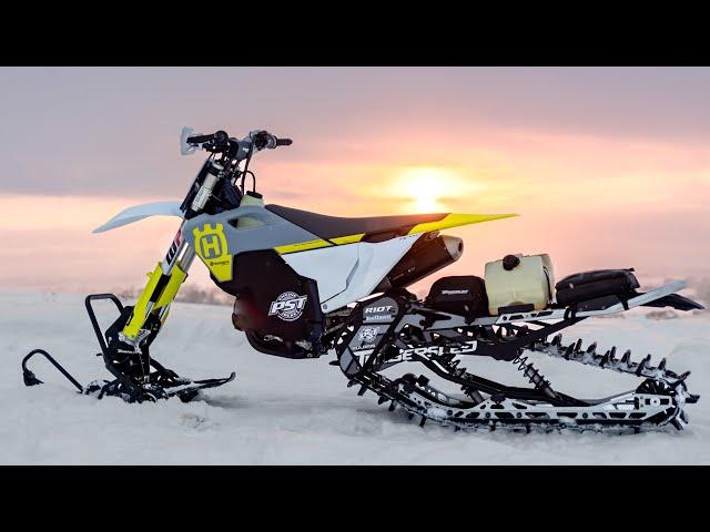 How To Build A Snowbike From Start To Finish. (Husqvarna FX450 With Timbersled Riot S)