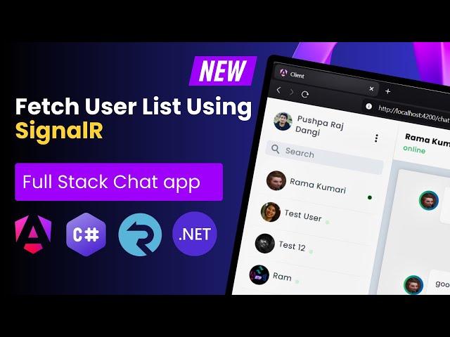 Build a Real-Time Chat App with Angular 19 & .NET 9 | Fetch Users List