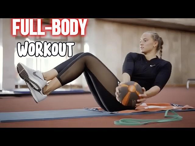 Elena Rybakina Full Body Tennis Training Plan - Best Exercise Program