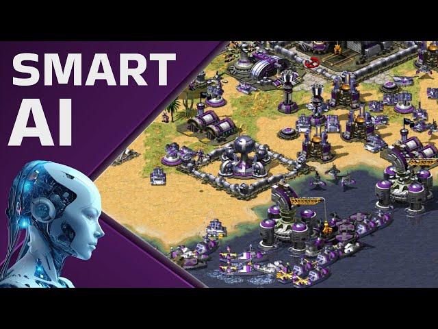 Red Alert 2 | Smart AI Mod - The Great Divide | (5 vs 3 + Superweapons)