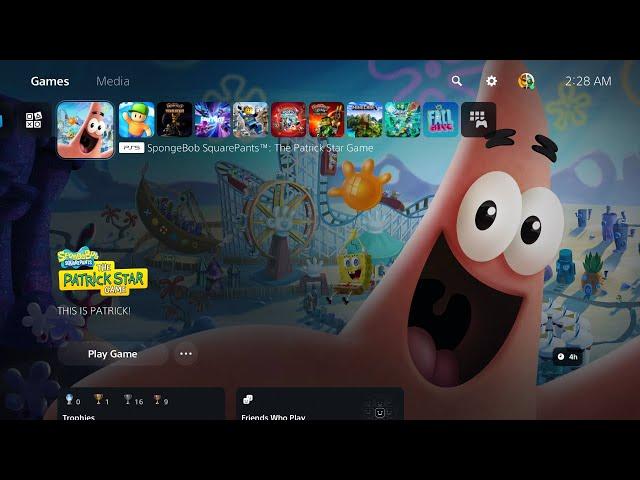 Spongebob Squarepants: The Patrick Star Game PS5 Gameplay! (No Commentary)