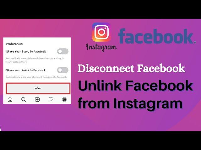 How to Unlink Facebook From Instagram Account || Disconnect FB from IG 2021