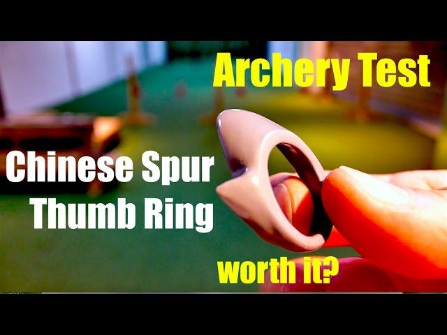 Archery Test: Chinese Spur Ring by Custom Thumb Ring at Malta Archery