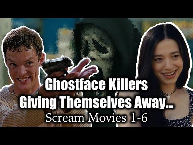 20 Times The Killer In Scream Gave Themself Away! (Scream Movies 1-6)  #scream #scream6