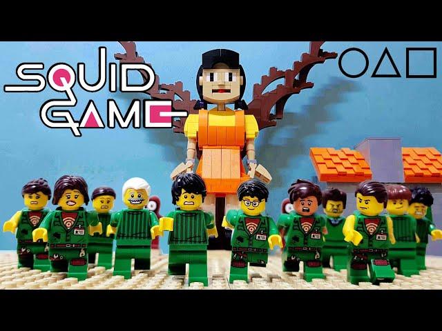 LEGO Squid Game Stop Motion: Red Light Green Light 레고 오징어 게임 스톱모션 무궁화 꽃이 피었습니다