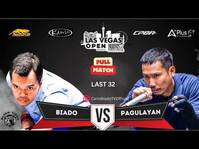 Carlo Biado VS Alex Pagulayan ◻️2024 Las Vegas Open ◻️ Last 32