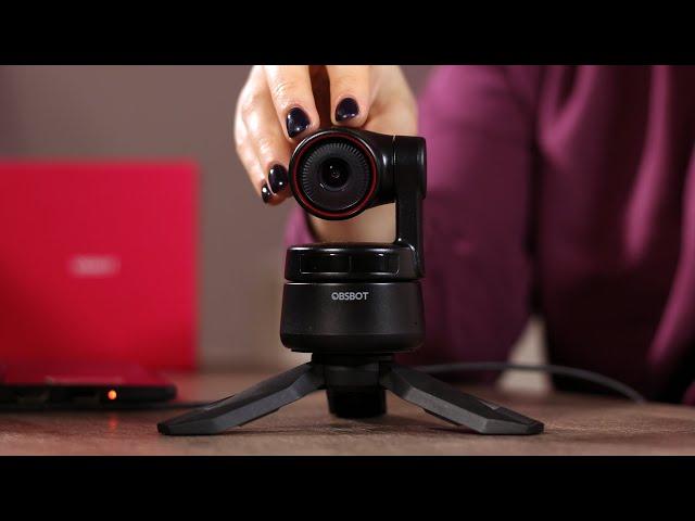 OBSBOT Tiny PTZ 4K Webcam with AI Powered Framing & Autofocus