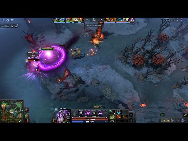 Dota 2 Void Spirit MIDLANER Perspective, Patch 7 33b