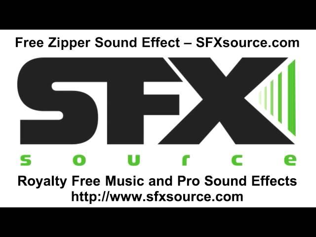 Free Zipper Sound Effect - SFXsource.com