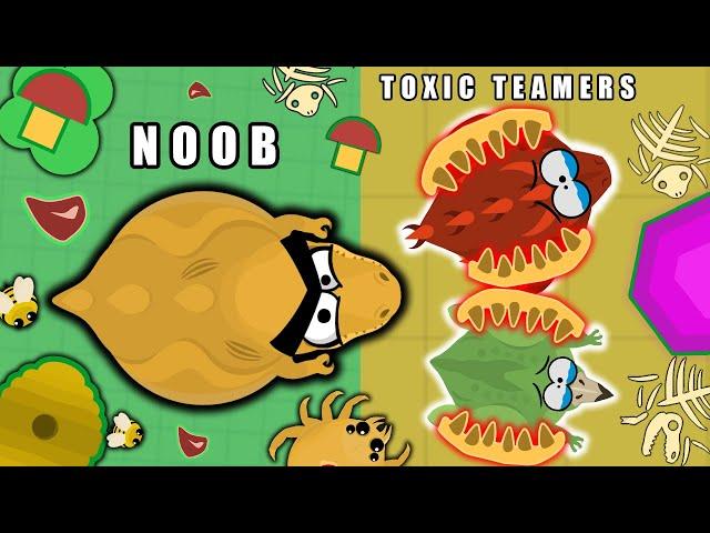 NOOB Takes REVENGE on TOXIC TEAMERS of MOPE.IO