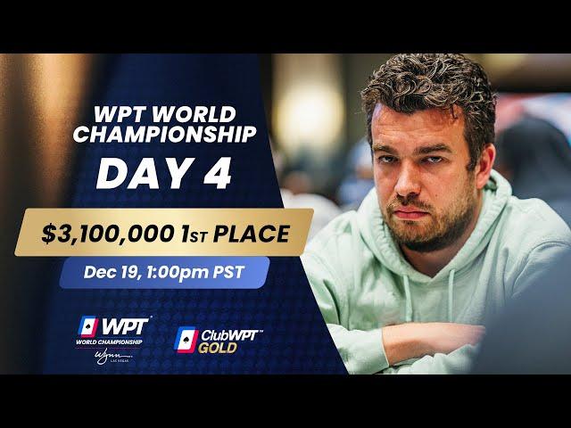 $23,000,000 WPT World Championship (2024) - Day 4