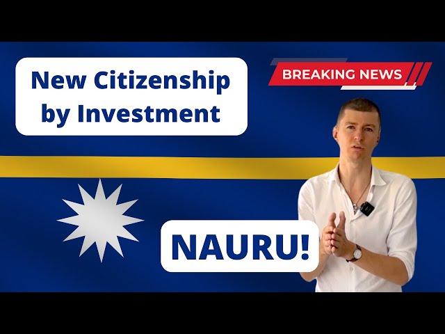 New Citizenship by Investment! Nauru