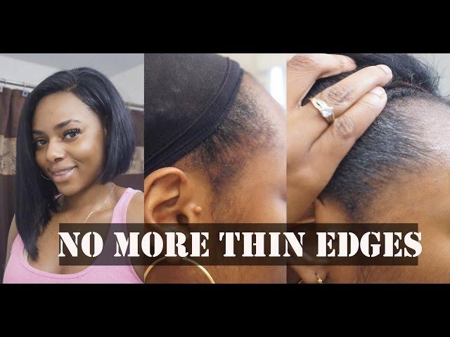 How To Fake/Fill in Your Edges (No hair spray)