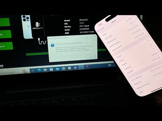 iPhone 15pro Icloud Bypass with sim card working #apple #icloudbypassfull oud