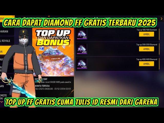 CARA MENDAPATKAN DIAMOND FF GRATIS 2025 | CARA TOP UP FF‼️