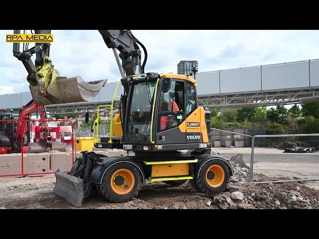 Flannery Plant Hire's Volvo EW130E