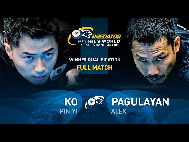 P.Y. KO vs PAGULAYAN ▸ 2024 WPA PREDATOR WORLD CHAMPIONSHIP MEN'S 10-BALL