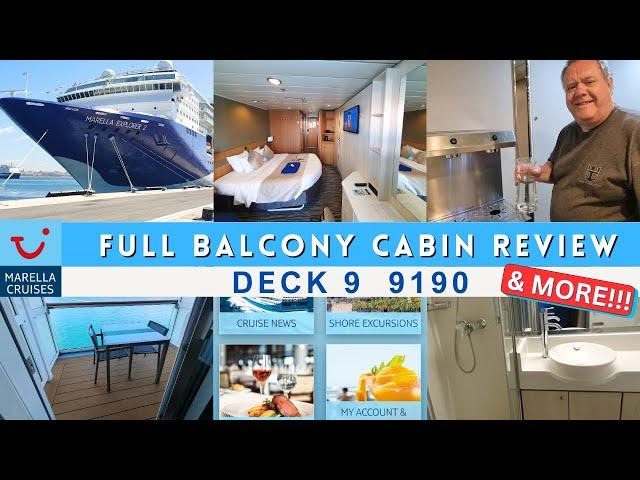 Marella Explorer 2 Standard Balcony Cabin Tour & Review Deck 9 9190… and More!