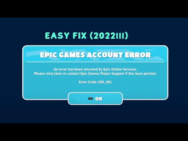 How to fix Fall Guys error code 200_001!