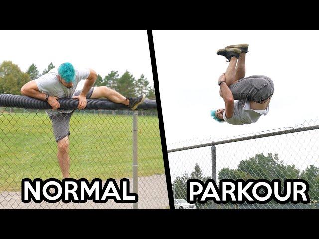 Parkour VS Normal People In Real Life