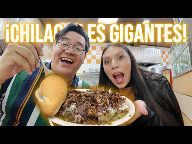 ¡Chilaquiles GIGANTES en el CENTRO CDMX!