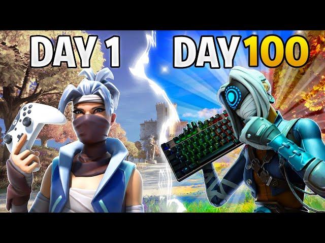My 100 DAY Controller to Keyboard and Mouse Progression (Fortnite)
