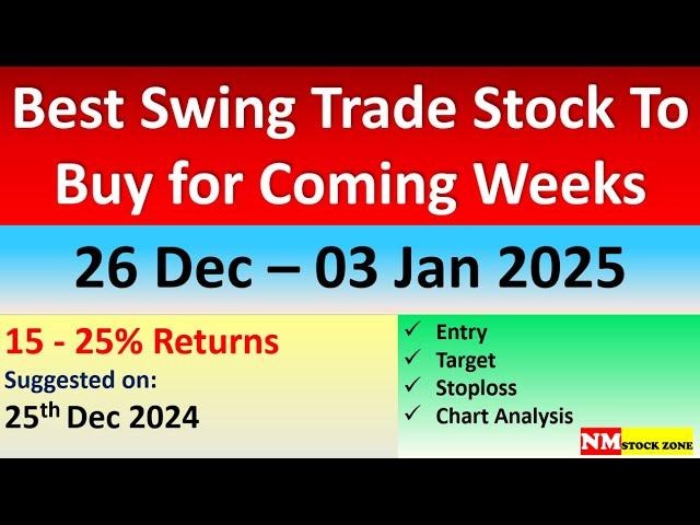 Best swing trading stock next week | Swing stocks for next week  | Swing Trading stock for 26 Dec