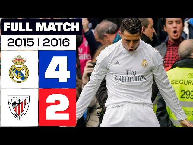 Real Madrid - Athletic Club (4-2) LALIGA 2015/2016 FULL MATCH