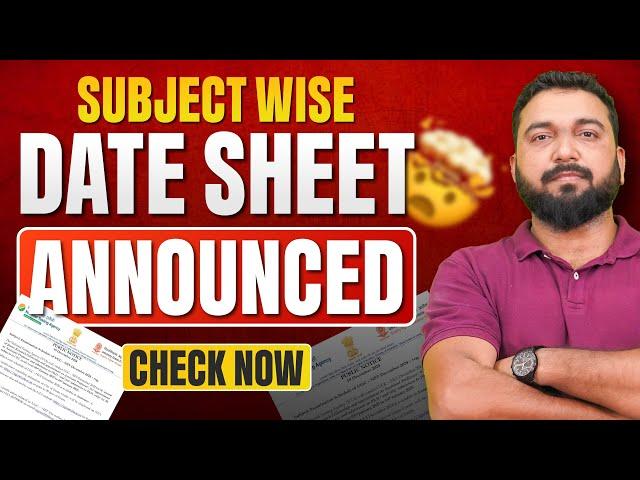 UGC NET Exam January 2025 !  “SUBJECT WISE “ Date Sheet ANNOUNCED ! Know Your Exam Date And Shift .